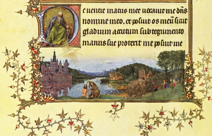 van Eyck, Taufe Christi, Turin-Mailänder Studenbuch